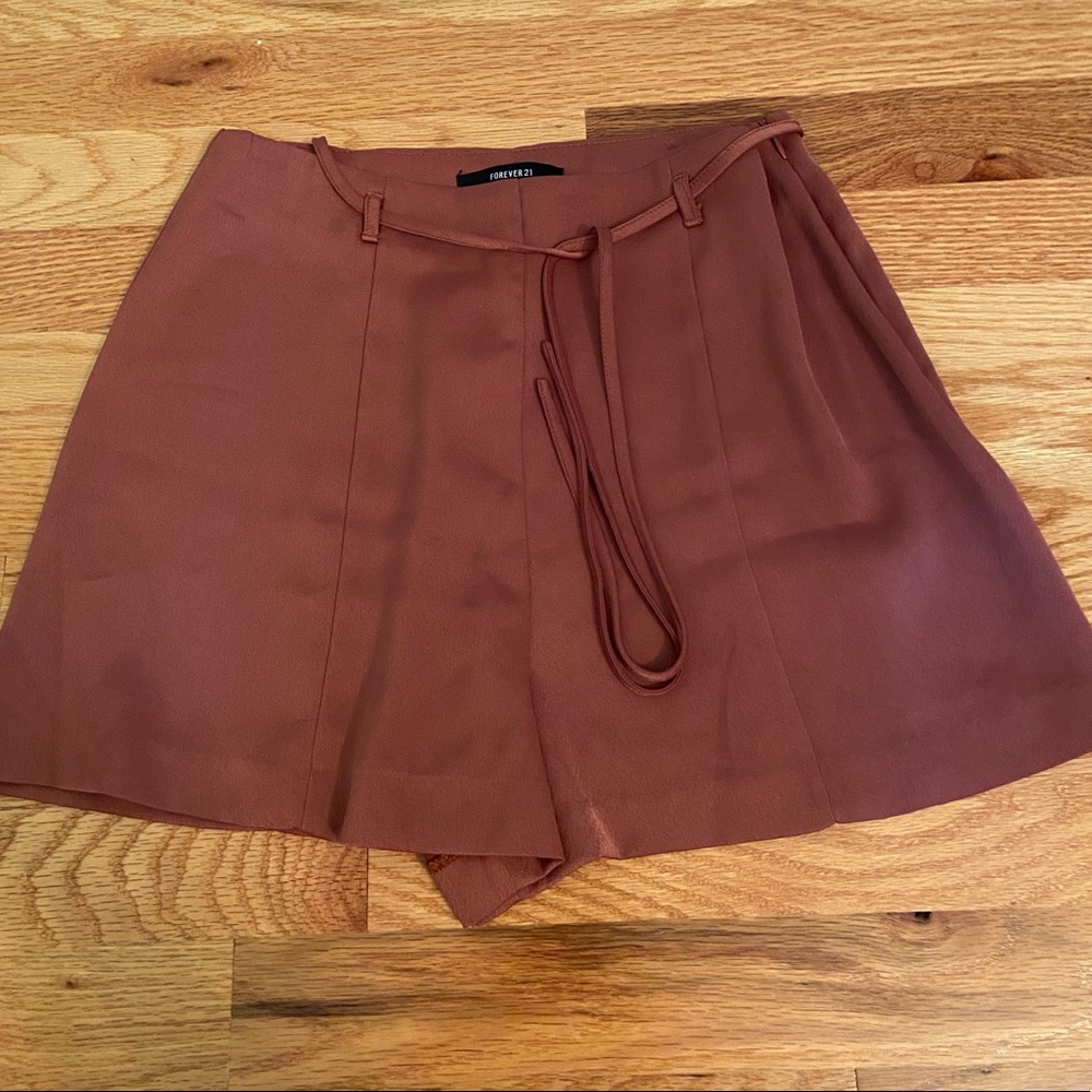 High Waited Satin Shorts